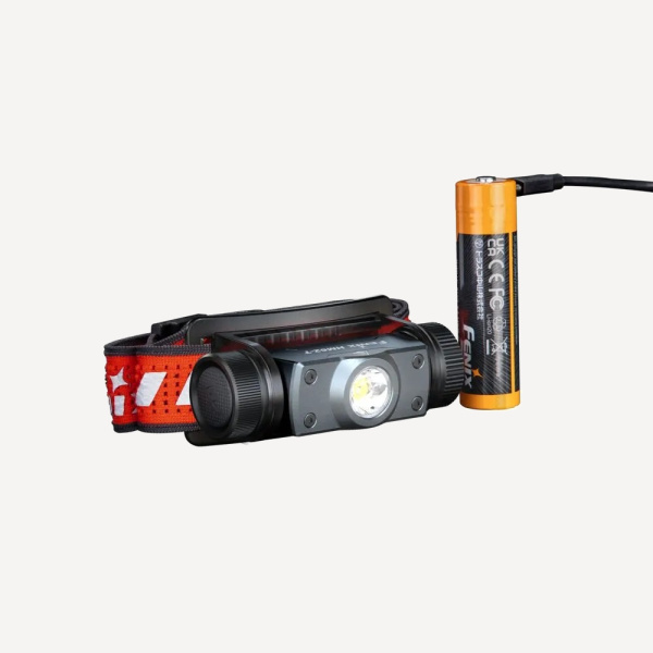 Фонарь налобный Fenix HM62-T 1200 Lumen (Черный, акк.ARB-L18 3400mAh)